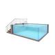 Clear Panel Window Family Prefab Pool with TUV Certificate and 100MM Acrylic Thickness