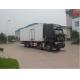 HOWO Refrigerated Box Truck With Air Intake System / Optional High Bumper