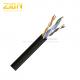 RoHS Complied PE Jacket UTP CAT5E Solid Bare Copper Outdoor Bulk Ethernet Cable