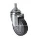 Edl Medium 4 130kg Threaded Swivel PU Caster Z5734-77 in Grey for Caster Application