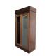 2 glass door teak wood custom Custom made tall cabinet Wardrobe,closet ,hospitality casegoods