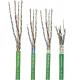 Bare Copper Cat6A Round PVC SFTP Ethernet Cable SSTP Shielding