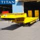 Hydraulic 3 Axle Step Deck Lowbed Trailer for Sale in Tanzania