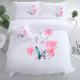 173 * 118 Fabric Density Pure Cotton White Chinese Bed Sheets and Quilt Covers