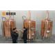 Pale Ale Red Copper 2.5 Bbl Brewing System 2-6 Brew / Week For Small Taproom