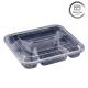 PP Food  Microwave Safe 4 Compartment Disposable Container Storage Boxes