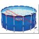 intex metal round shape above groun frame pool frame pool Commercial Inflatable Frame Pool