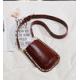 Wide Strap PU Phone Bag 4.5cm 11cm One Shoulder Messenger Bag