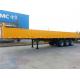 48 ft truck trailer long vehicle flat bed trailer for sale - CIMC