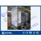 One Front Door Outdoor Telecom Cabinet Galvanized Sheet Customized With Oil Socket