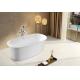 White Acrylic Free Standing Bathtub SP1835 Yellowing Resistant High Gloss