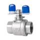 ISO 2PC Stainless Steel Butterfly Handle Ball Valve for Industrial Floating Structure