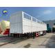 Wabco Valve 4axle White Fence Trailer for Animal Transport Side Wall Semi Trailer