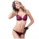 Wholesale Fashion Sexy Underwire Elastic Deep V Lace Bra Sets