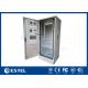 Integrated Steel Powder Coating Outdoor Telecom Cabinets With Air Conditioner Cooling