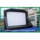 Black Color Inflatable Movie Screen With Blower For Doliday Celebrate