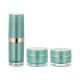 Empty Cosmetic Round Plastic Acrylic Packaging Container Cream Jar Lotion Bottle Set