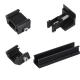 Black Anodized Solar Mounting Accessories Aluminum Alloy Solar Panel Mounting Kit