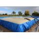 Flexible PVC Inflatable Pool For Fish , Shrimp Collapsible Water Tank