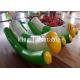 Green / White Single / Double Tube 0.9mm PVC Inflatable Water Toy / Totter / Seesaw