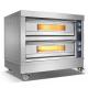 Hot Sales Full Stainless Steel Industrial Bakery Electric 2 Deck 4 Trays Industrial Baking Deck Oven