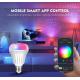 Voice Control WiFi Smart LED Light Bulbs 5W RGB For Home Coffee