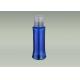 Blue Flaring Airless Cosmetic Packaging 145mm Height Offset Printing