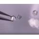 Colorless mono CVD Lab Grown Diamonds Single Crystal Optical Prism 2x2x1mm