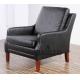 luxury black classic leather leisure chair furniture,#2058