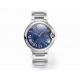 Glass Dial Window Stainless Steel Wrist Watch Timepiece 90g Weight Analog Display