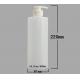 PET Cylinder 22mm 500ml Empty Shampoo Bottles