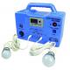 30W portable solar power system solar energy with radio , DC LED lighting with blue color africa market