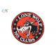 Not 100% Embroidery Animal Iron On Patches , Wolf Embroidered Patches For Clothing