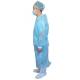 Anti Virus Disposable Isolation Gowns Nonwoven Cloth With Cap One Piece