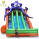 Hansel guangzhou kids octopus inflatable playground slides for family center