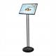 Aluminium Alloy Poster Display Stand 300x430mm Adjustable Panel Double Pole