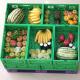 Collapsible Crate for Stackable Vegetable Crates Heavy Duty Folding Moving Box