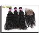 Hot Beauty Brazilian Vrigin Human Hair Extensions Deep Wave , Natural Black