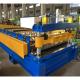 0.3mm Thickness Trapezoidal Roof Panel Roll Forming Machine,28mm Height PPGI Roofing Sheet Rolling Machine