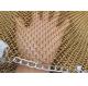 High Strength 1.2mm Metal Coil Drapery Curtain For Room Dividers