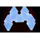 Indoor Wifi Triangle LED Lights Atmosphere Multicolor Modular Hexagon RGB Wall Lights