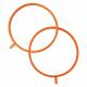 Car Buna EPDM MVQ Rubber Gasket Ring Orange O Ring Molded Gasket