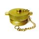 Fire Safe Male Hydant lug Caps With  Chain