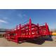 Double Classis 3 Axles 6/8/10 Cars Transport Tractor Semi Trailer 40t-60t Loading Weight