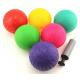 EN71 Rubber Playground Kids Toy Balls Multicolored Ultralight