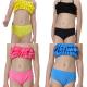 Soft Polyester Mermaid Tail Swimsuit , Two Piece Bathing Suits For Girls