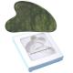 Face Massager Board Scraper Stone Guasha Different Shape with 100% Natural Jade Bag