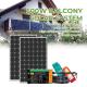 Pure Sine Wave Flexible Photovoltaic Cells Solar Panel System For Balcony