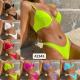 Solid Strapless Bikini Swimming Suits Sexy Ladies' Swimwear In Stock The New Type Waterproof Abrasion-Resistant