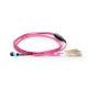 OM4 12 Strands Harness Mtp Fiber Optic Cable 3.0mm PVC/LSZH Material